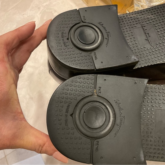 Salvatore Ferragamo Brown Calf Leather Cap Toe Oxford Dress Shoes, Men’s Sz 12 D - Picture 12 of 16